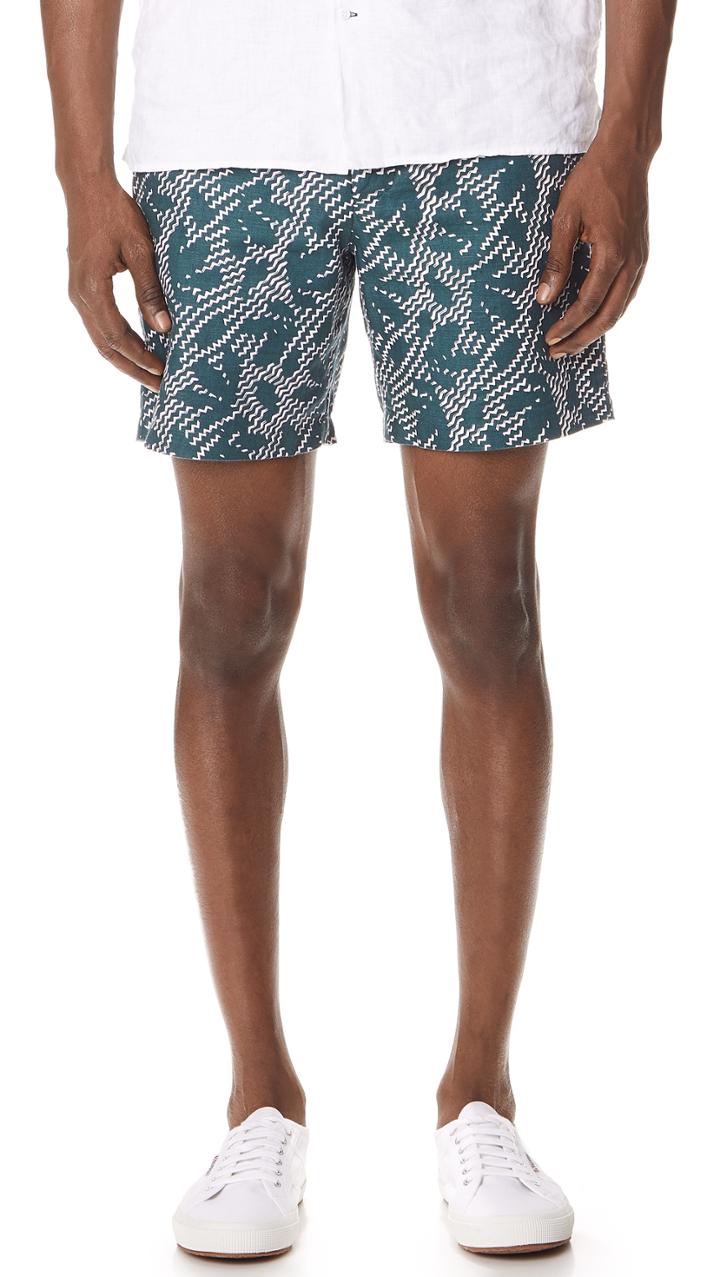 Club Monaco Baxter Zigzag Shorts