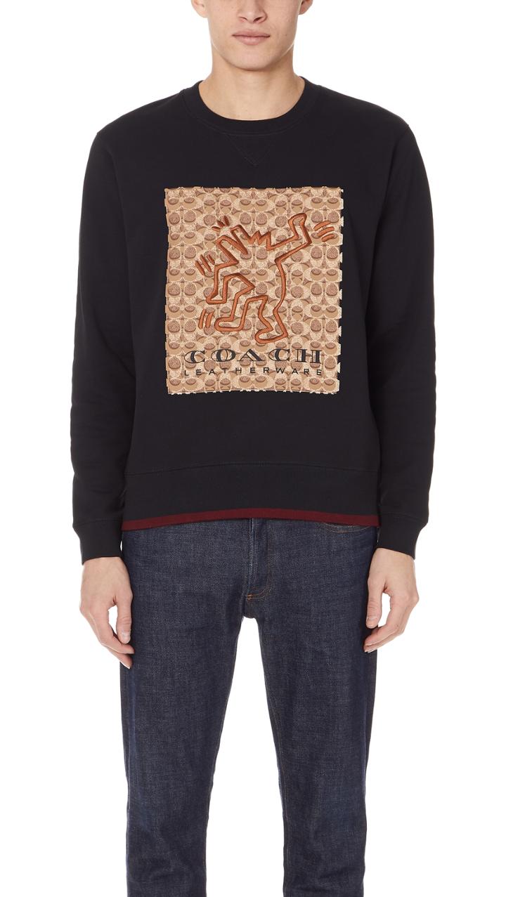 Coach 1941 X Keith Haring Dancing Dog Sweatshirt