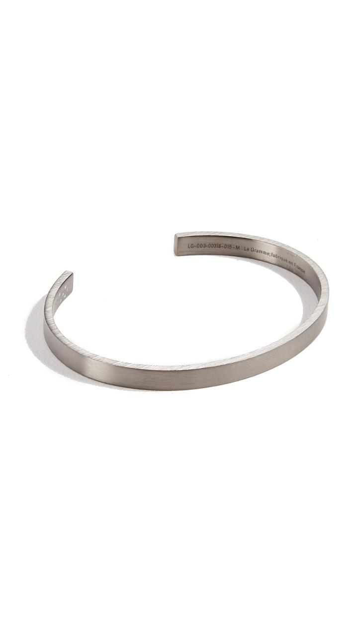 Le Gramme 15 Grammes Brushed Bracelet