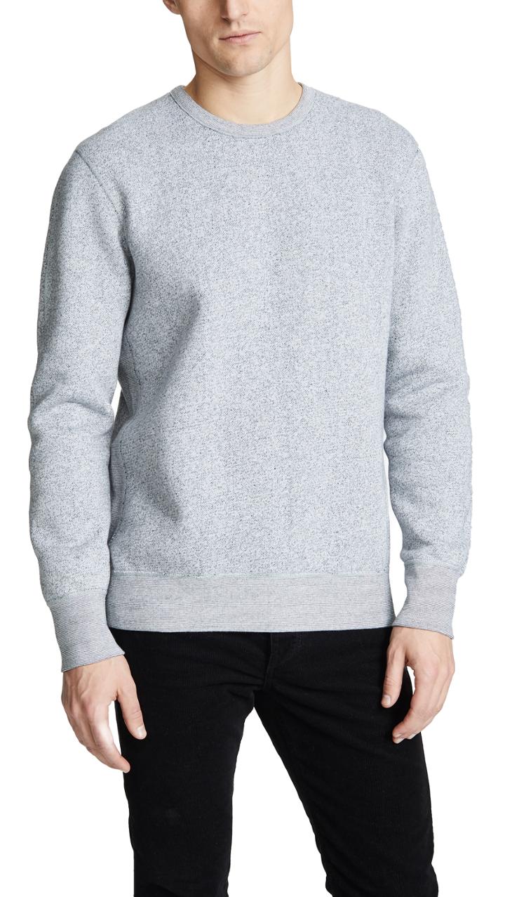 Reigning Champ Tiger Fleece Crew Neck Sweatshirt