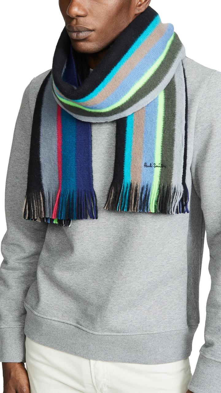 Paul Smith Mike Stripe Scarf