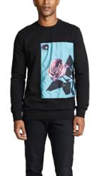 Paul Smith Sweatshirt With Rose Applique