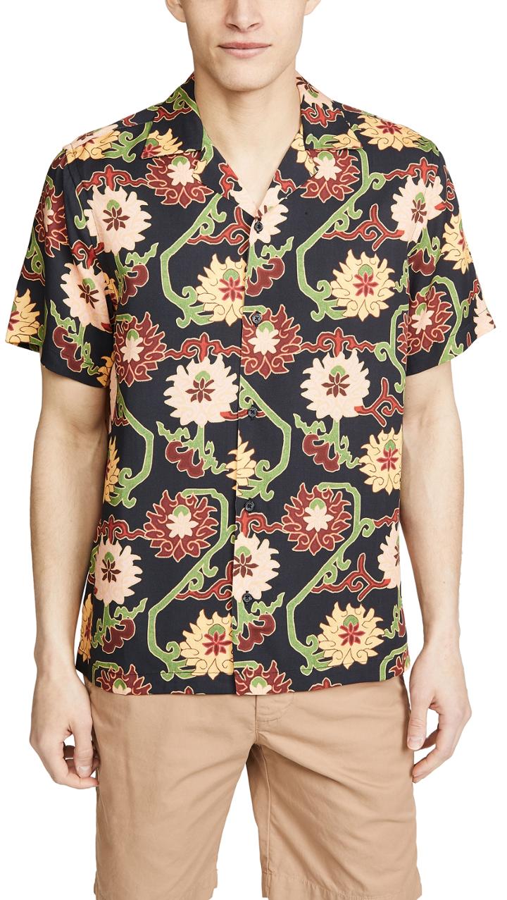 Saturdays Nyc Canty Peony Shirt