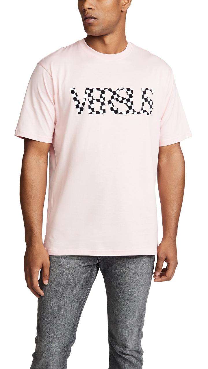 Versus Checkerboard Logo Tee