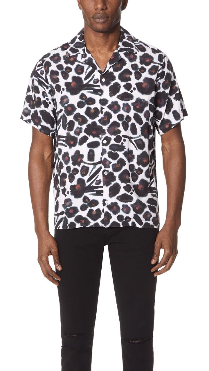 Saturdays Nyc Canty Water Floral Shirt