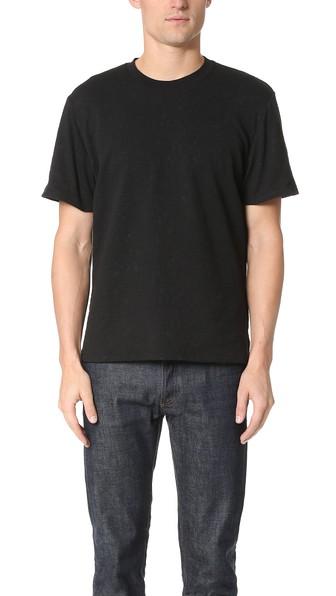 Calvin Klein Collection Nikola Abstract Textured Tee