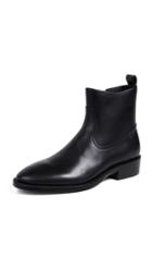 Coach New York Leather Western Boots