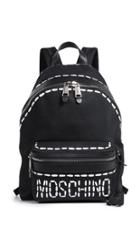 Moschino Stitch Logo Backpack