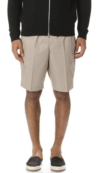 Tomorrowland Cotton Twill Easy Shorts