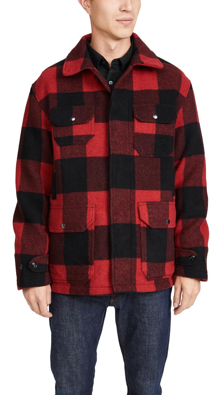 Woolrich Buffalo Check Wool Hunting Jacket