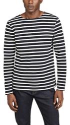 Armor Lux Long Sleeve Striped Marinière Aviron T Shirt