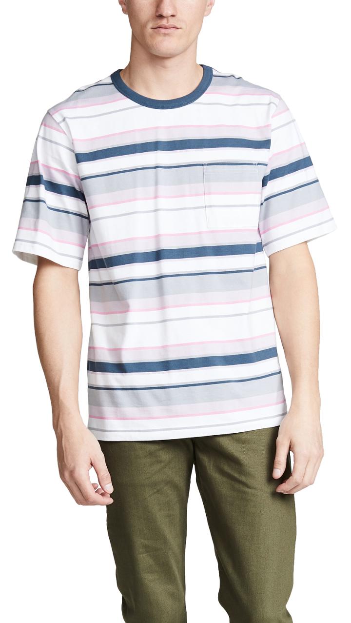 Tres Bien Volume Cotton Stripe Tee