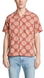 Gitman Vintage Bd Big Dot Shirt Camp Collar