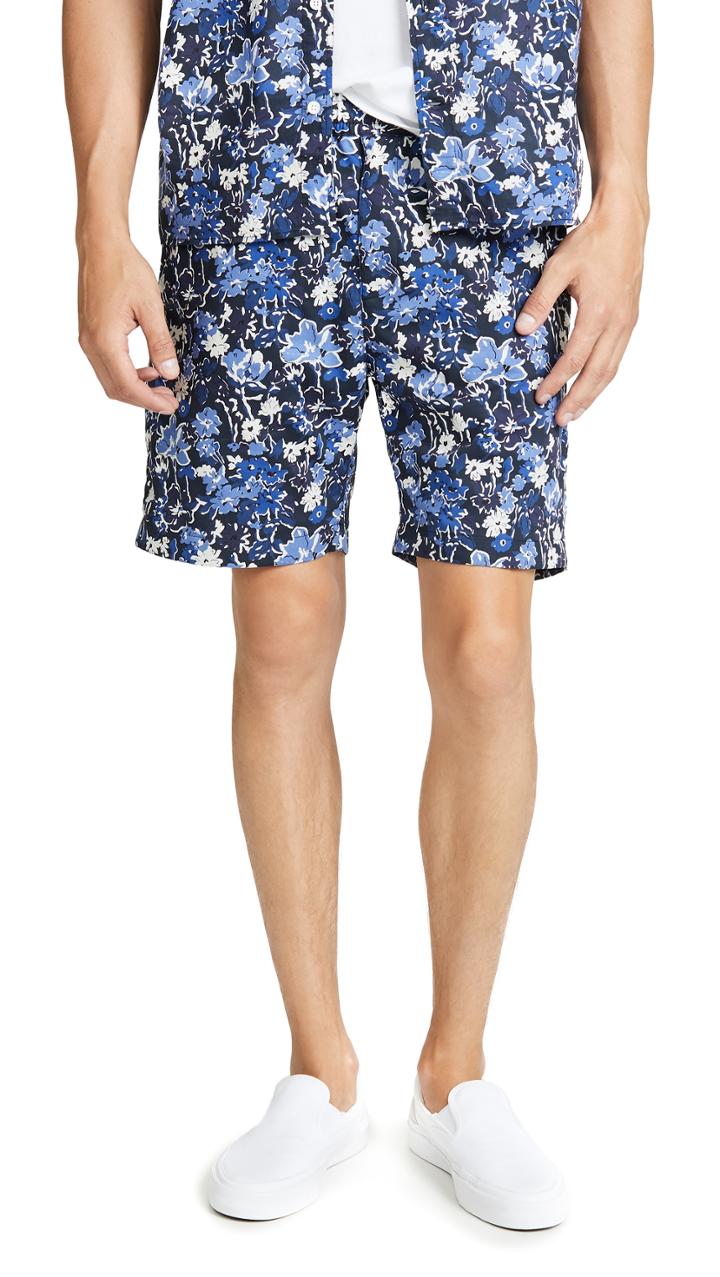 Norse Projects Luther Straight Liberty Print Shorts