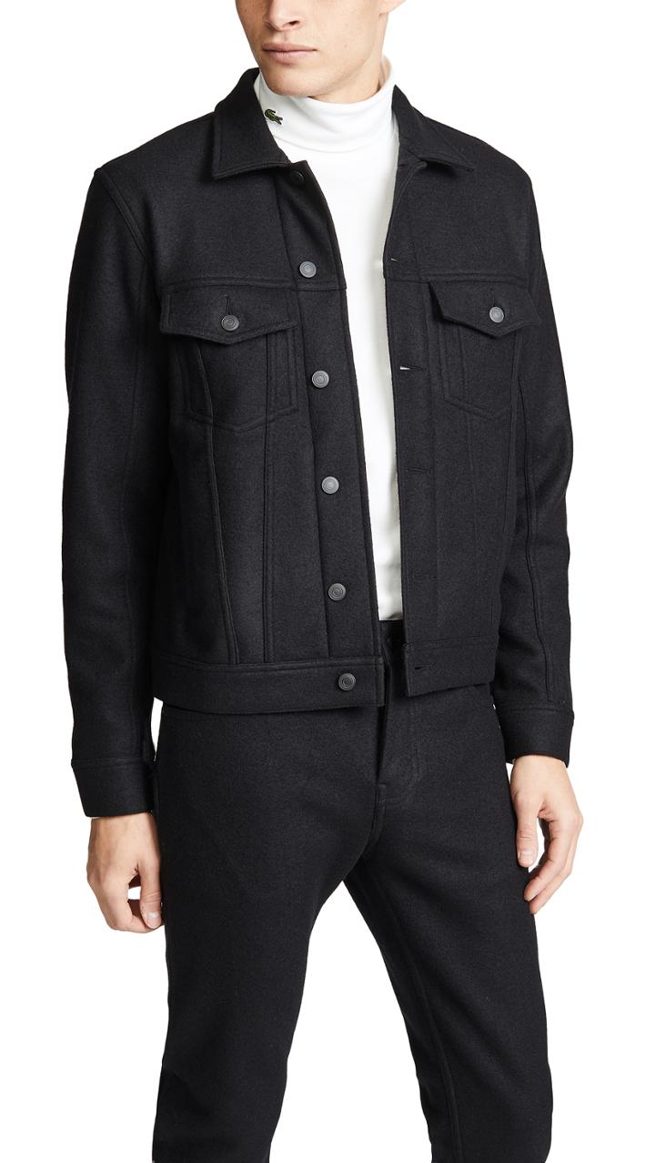 Wings Horns Compressed Wool Trucker Jacket