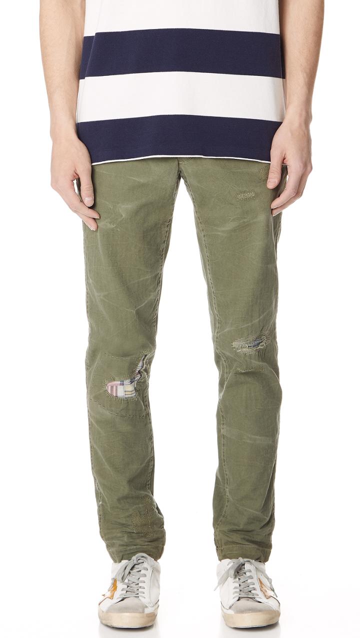 Polo Ralph Lauren Cotton Herringbone Trousers