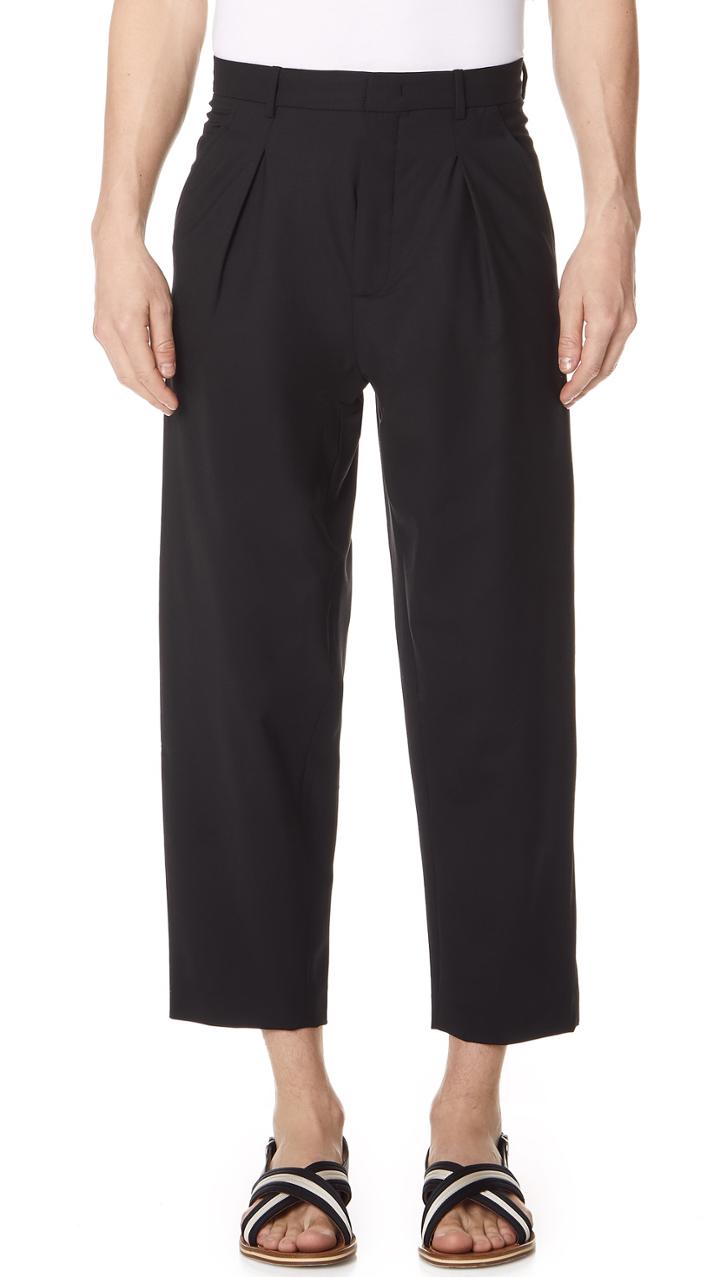 Second Layer Pleated Billowed Trousers