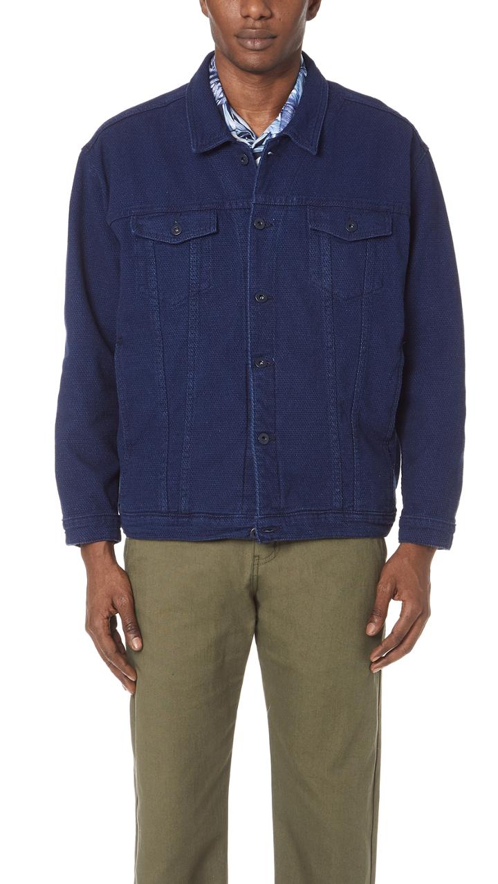 Naked Famous Stretch Sashiko Jacket