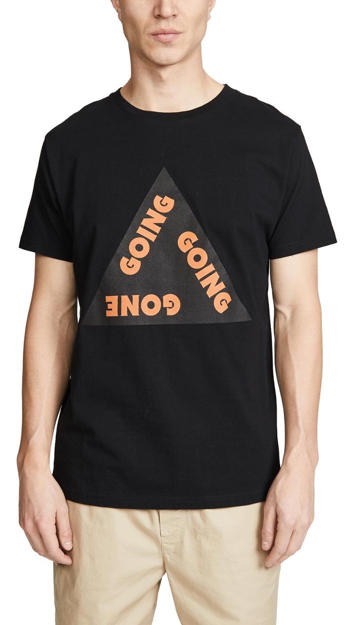 Wood Wood Short Sleeve Going Going Gone Print Tee