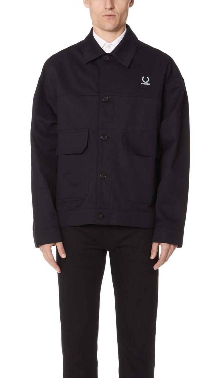 Fred Perry By Raf Simons Tape Detail Jacket