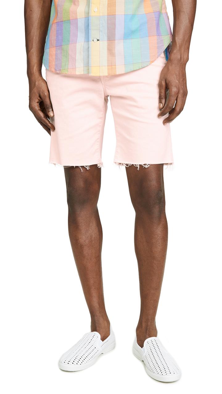 Mother The Shaker Prep Frayed Shorts