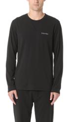 Calvin Klein Underwear Customized Stretch Long Sleeve Crew Neck Tee