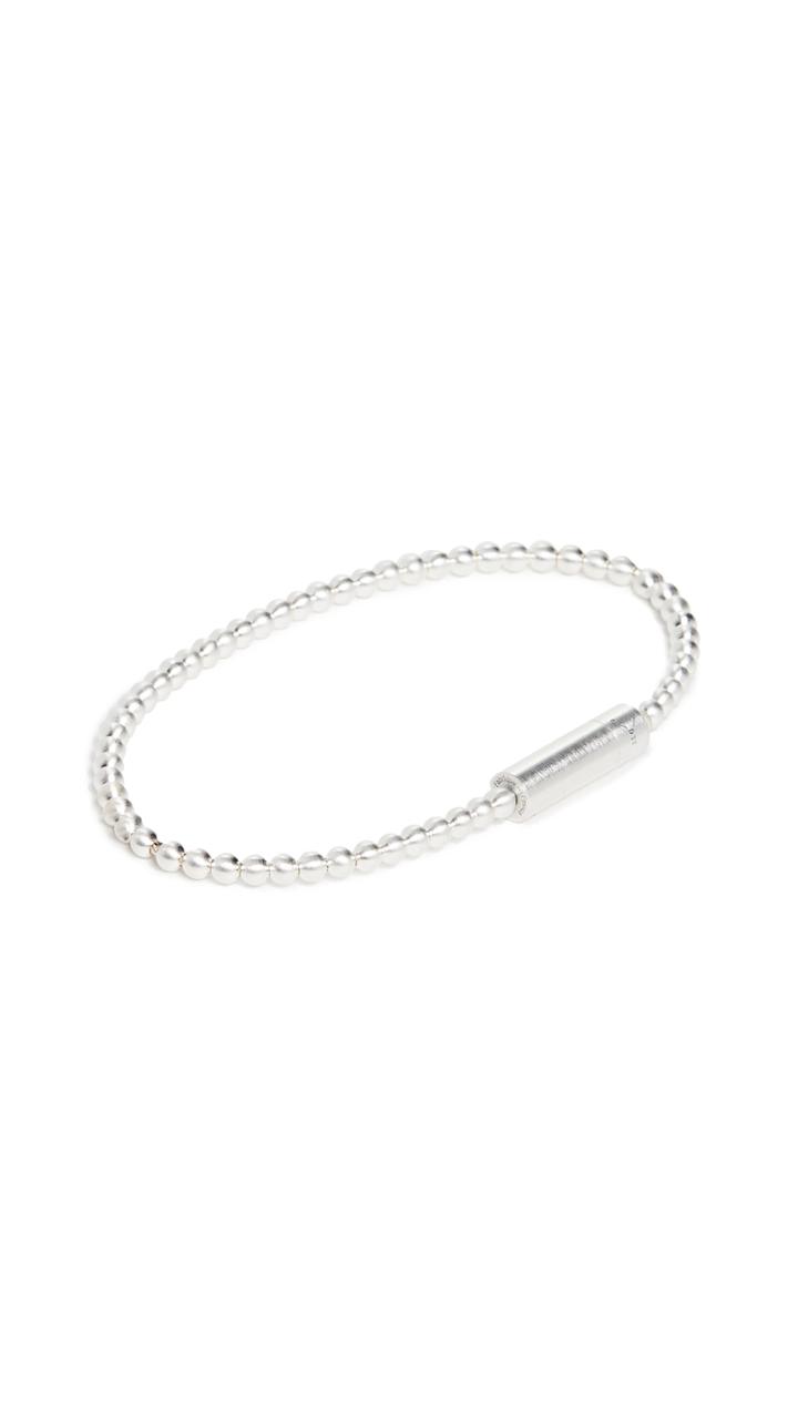 Le Gramme 11 Grammes Brushed Beads Bracelet