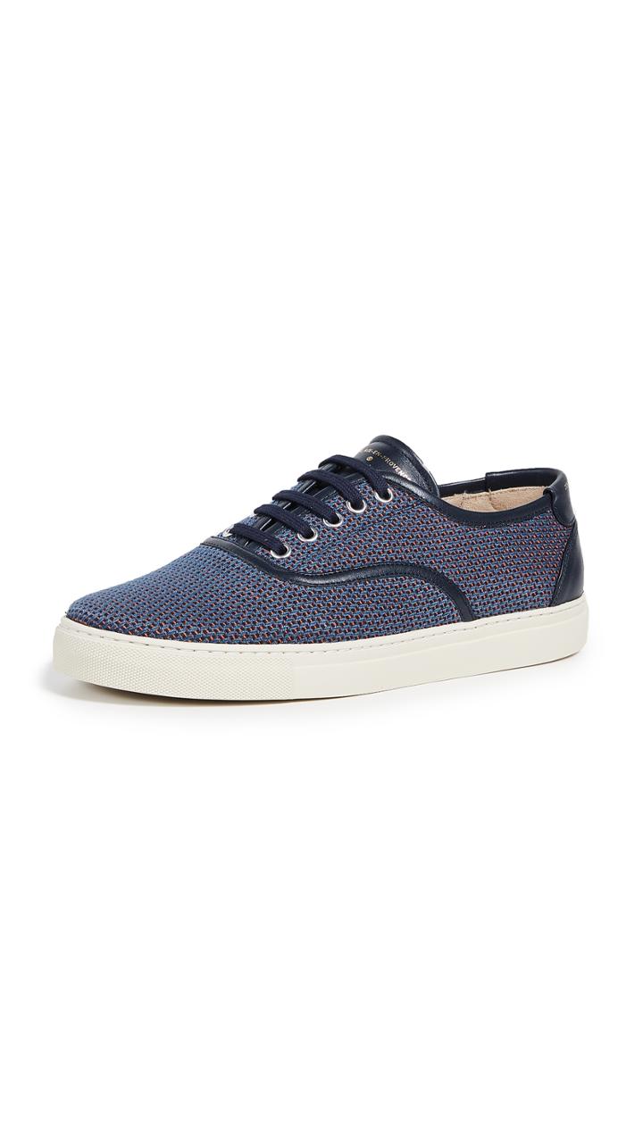 Zespa Cotton Jacquard Low Top Sneakers