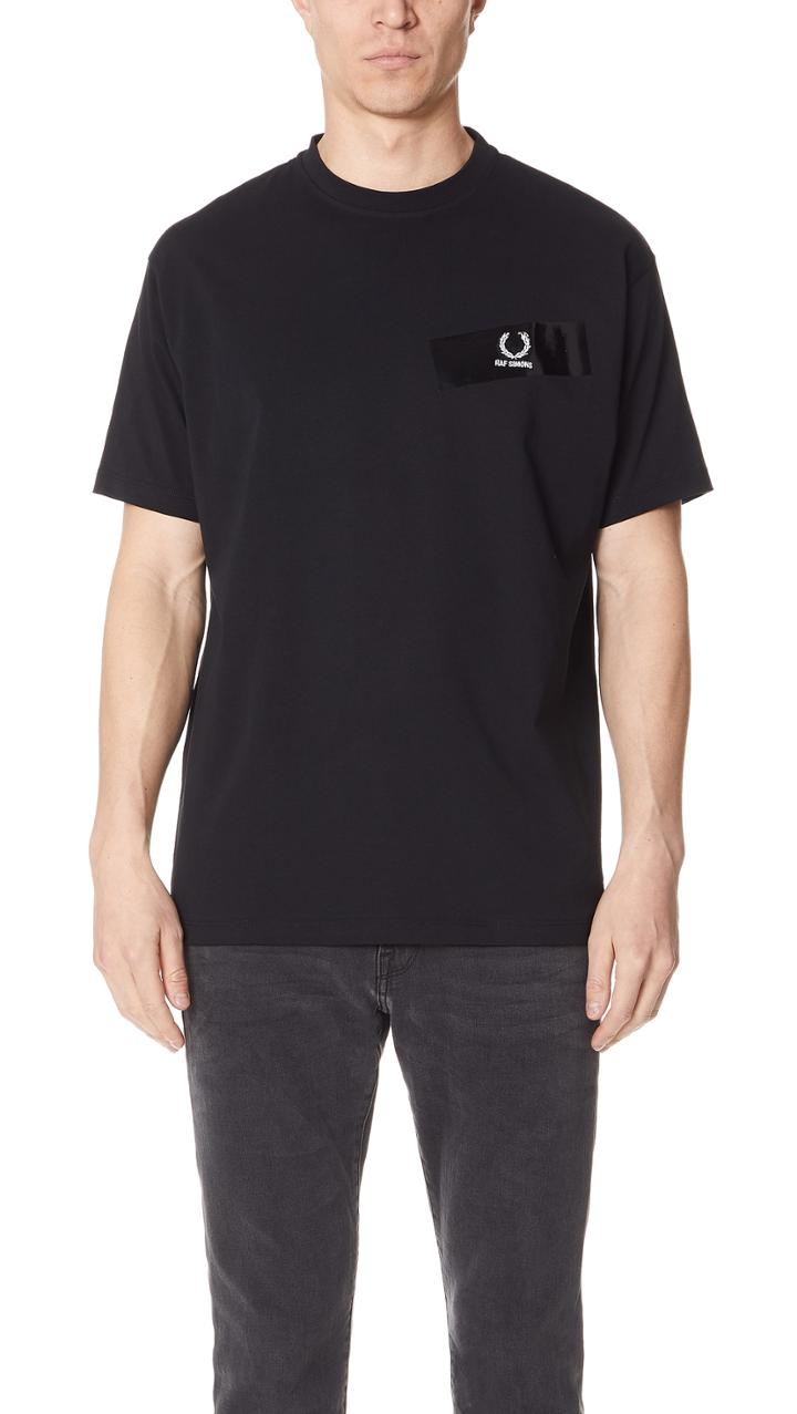 Fred Perry By Raf Simons Tape Detail Tee