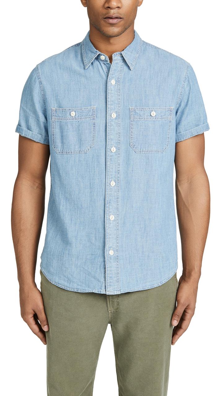 Madewell Chambray Woven Shirt