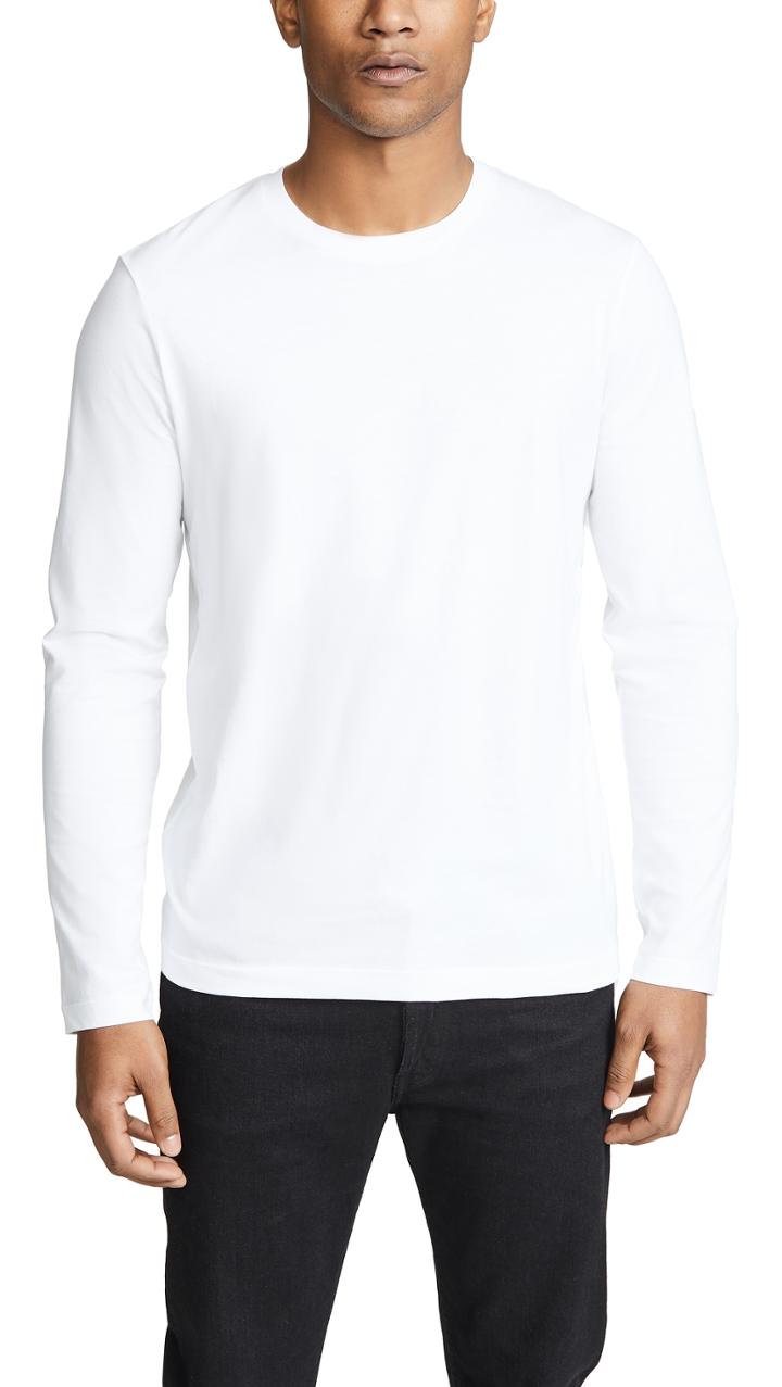Helmut Lang Overlay Logo Long Sleeve Tee