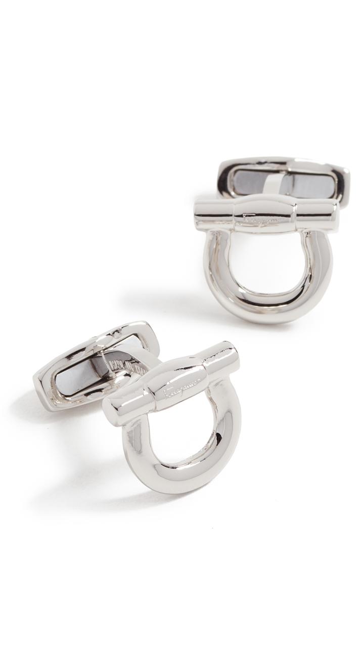 Salvatore Ferragamo Gancini Flip Cuff Links