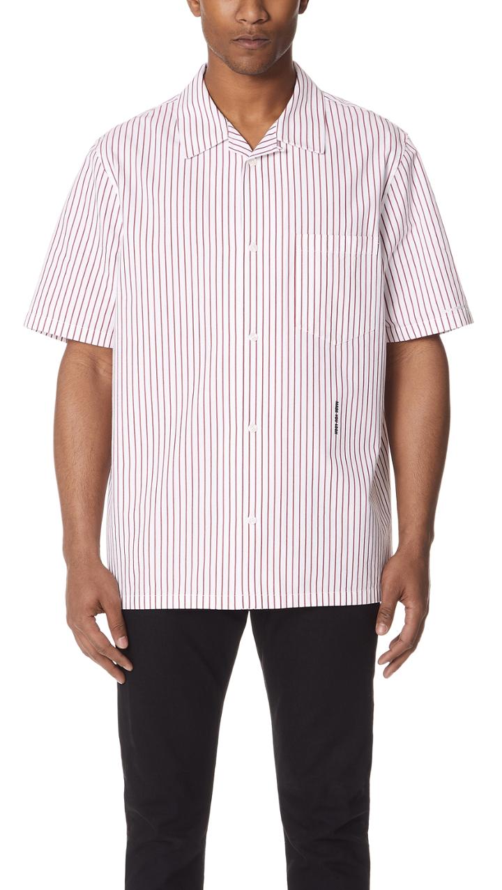 Alexander Wang Stripe Embroidered Shirt