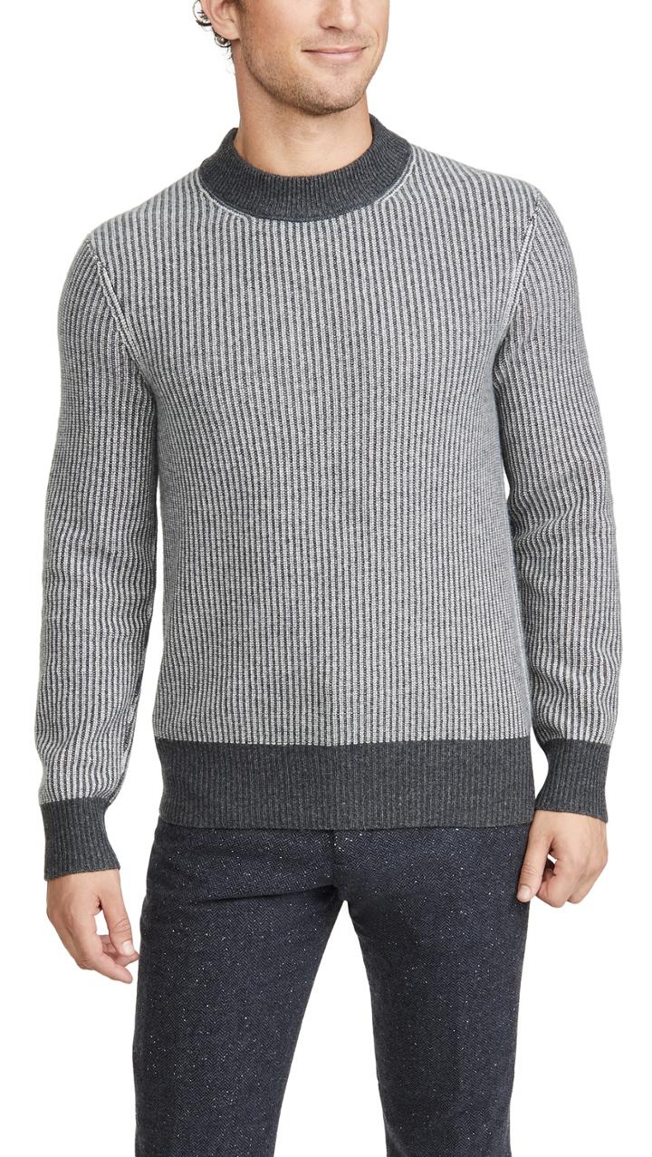 Club Monaco Cashmere Novelty Rib Sweater