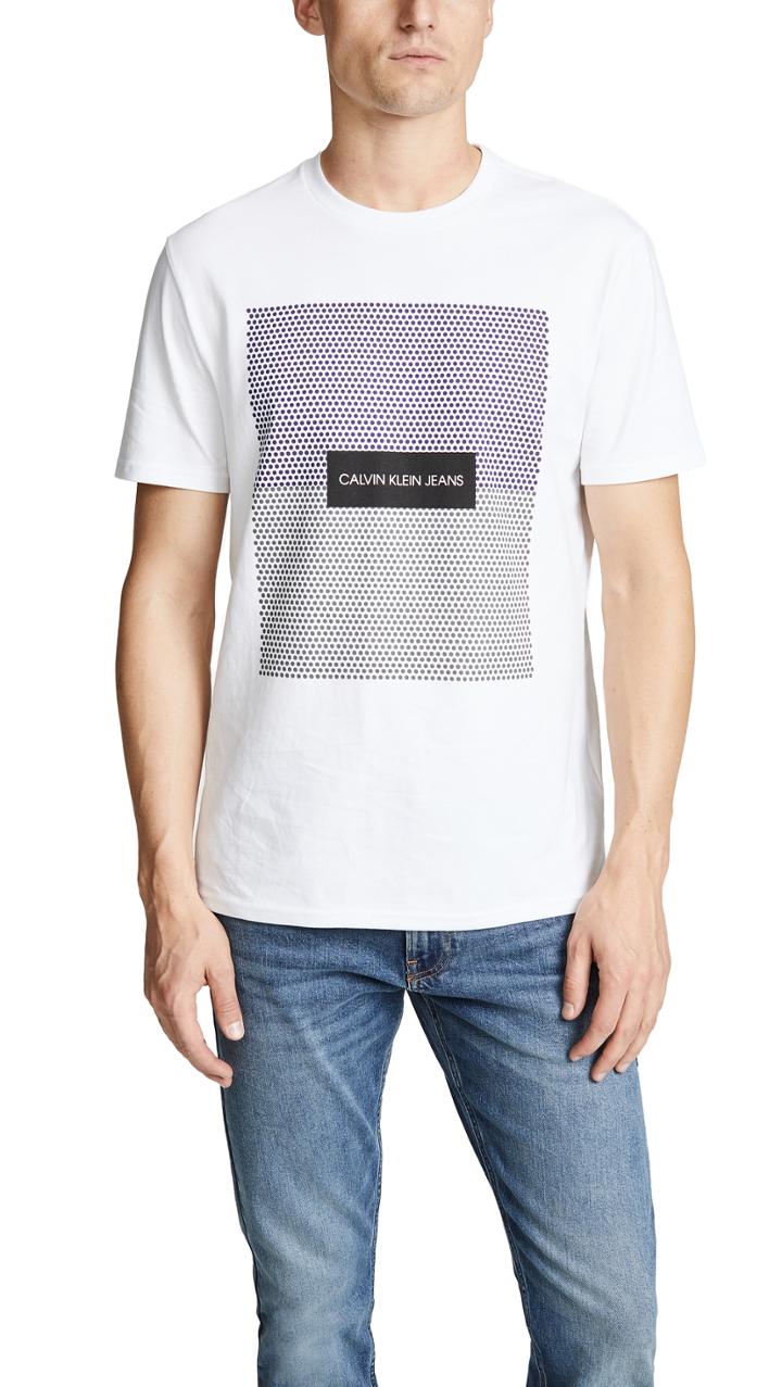 Calvin Klein Jeans Double Dot Crew Neck Tee