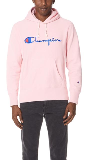Champion Premium Reverse Weave Reverse Logo Hoodie