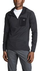 Arc Teryx Rho Lightweight Hooded Zip Neck Jacket