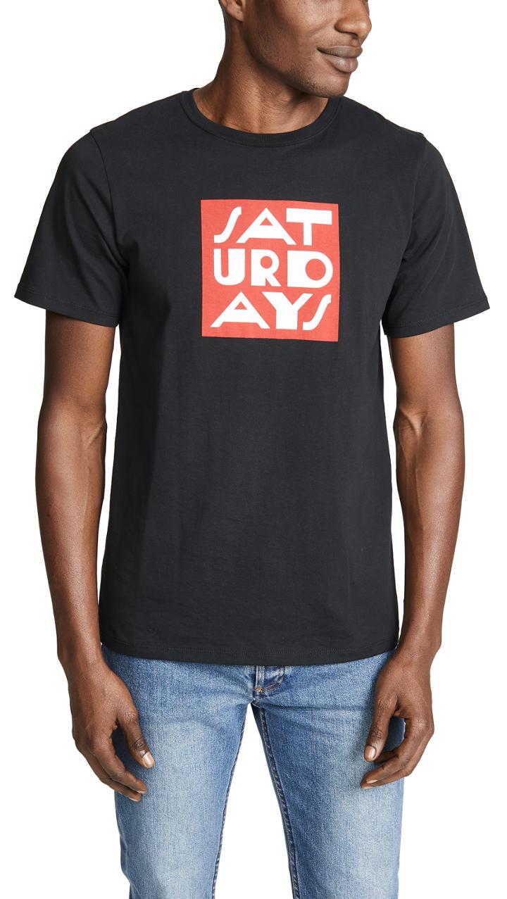 Saturdays Nyc Apertif Short Sleeve Tee