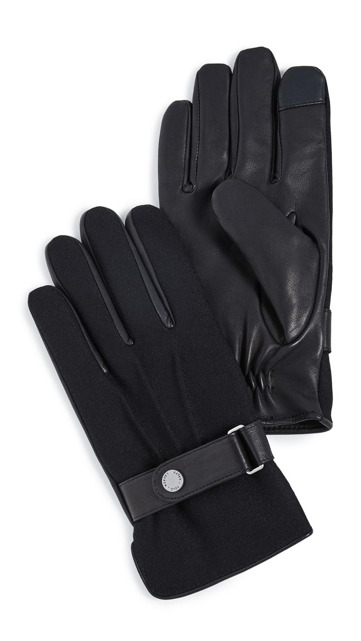 Polo Ralph Lauren Wool Melton Hybrid Gloves