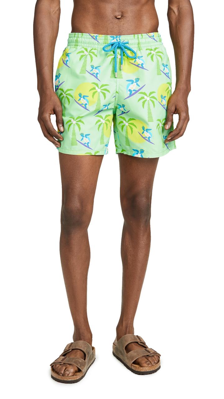 Vilebrequin Surfing Turtle Swim Trunks