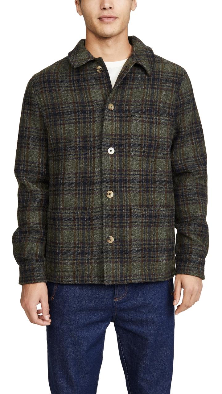 De Bonne Facture Italian Brushed Wool Work Jacket