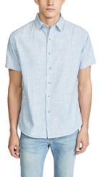 Mollusk Striped Short Sleeve Summer Shirt