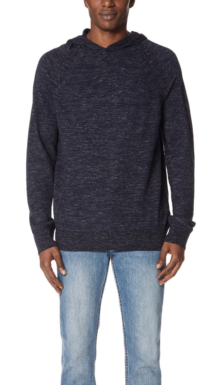 Vince Seamed Pullover Hoodie