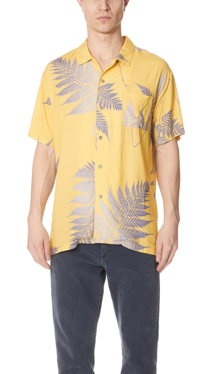 Double Rainbouu Gold Class Hawaiian Shirt