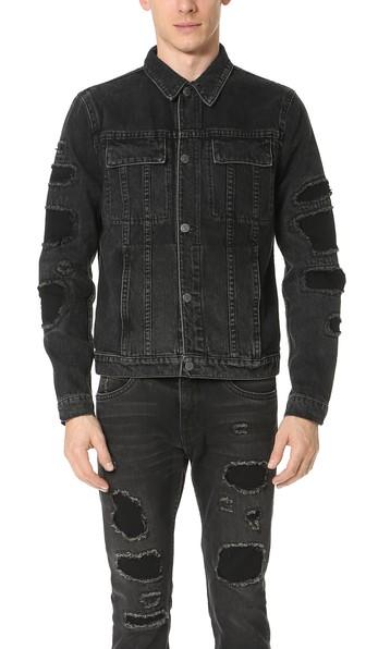 Helmut Lang Mr 87 Destroyed Denim Jacket