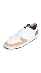 Zespa Mixed Leather Low Top Sneakers