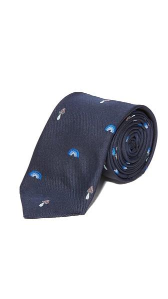 Paul Smith Mini Mushroom Rainbow Tie