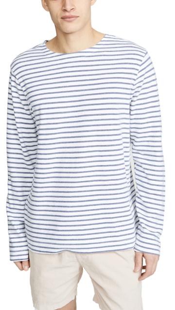 Save Khaki Striped Mariner Tee