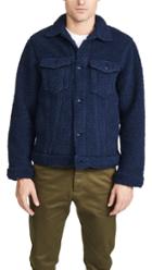 Naked Famous Navy Sherpa Jacket