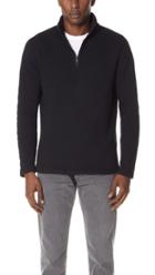 Reigning Champ Mesh Double Knit Half Zip Long Sleeve Sweatshirt